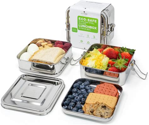 4 tier stainless steel lunch box|Lunch Boxes & Ice Chillers – ecozoi.